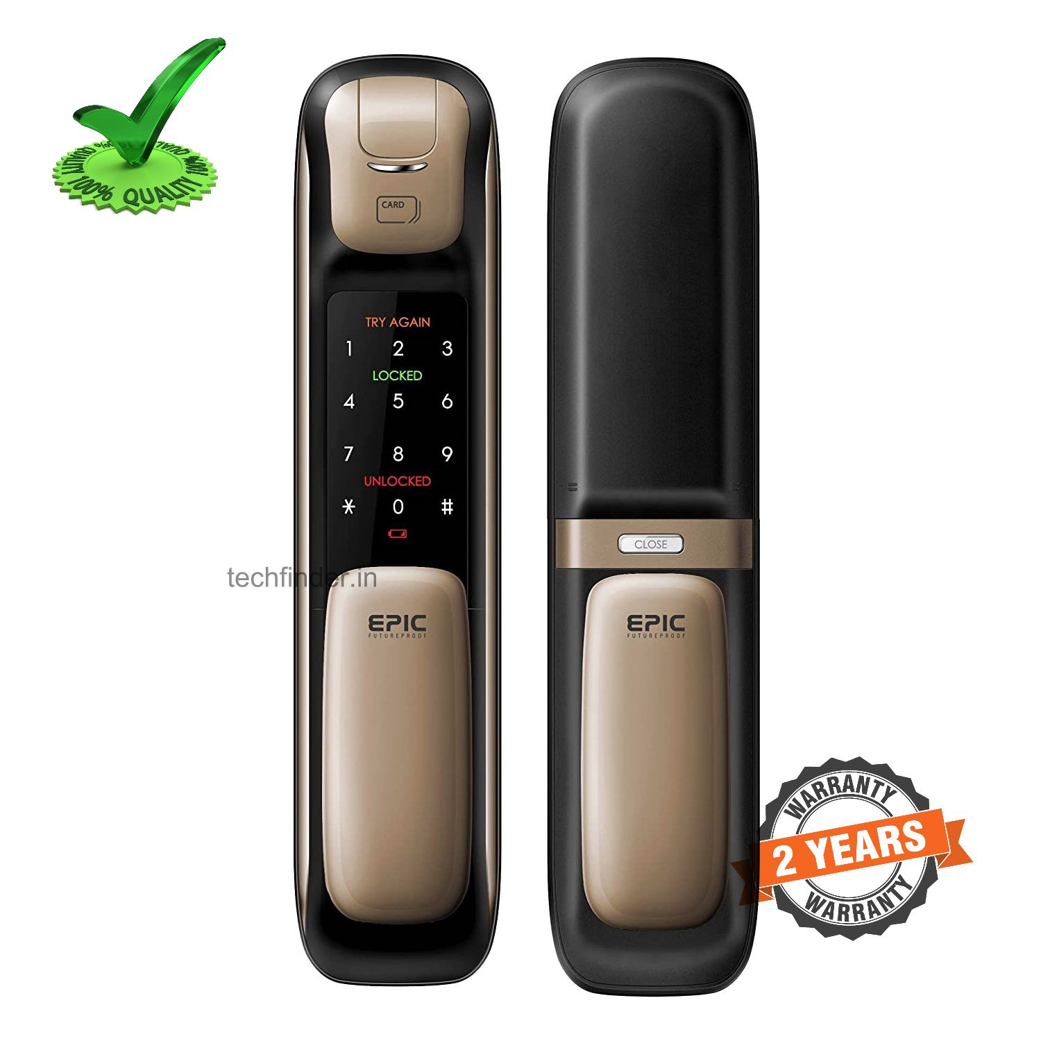 Epic EF-P9100FK 5way to Open Finger Print smart Door Lock