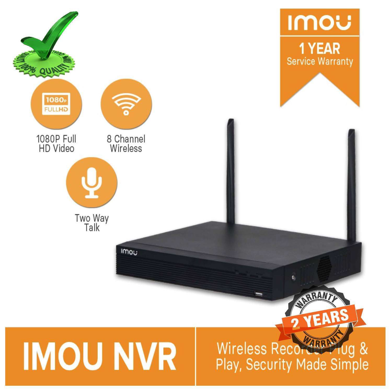 Imou 4Channel Wireless Video Recorder