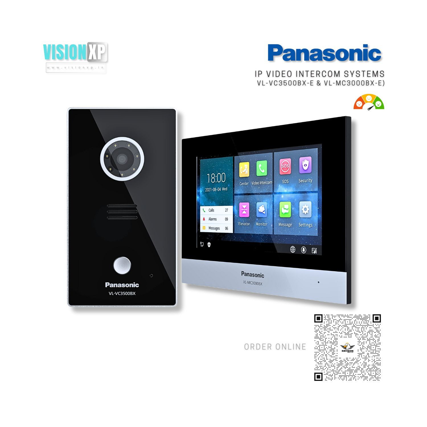 Panasonic VL-MC300BX-E & VL-VC3500BX-E IP Video Intercom Systems